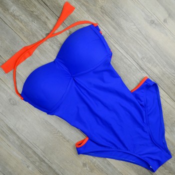 Sexy One Piece Swimsuit 2020 Monokini Cross Bandage Backless Swimwear Women Trikini Push Up trikinis Brazilian Swim Bathing Suit